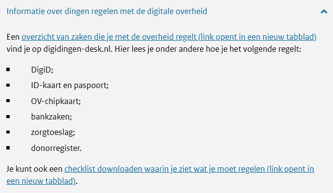 Pagina op de website van de Rijksoverheid met een verwijzing naar digidingen-desk.nl