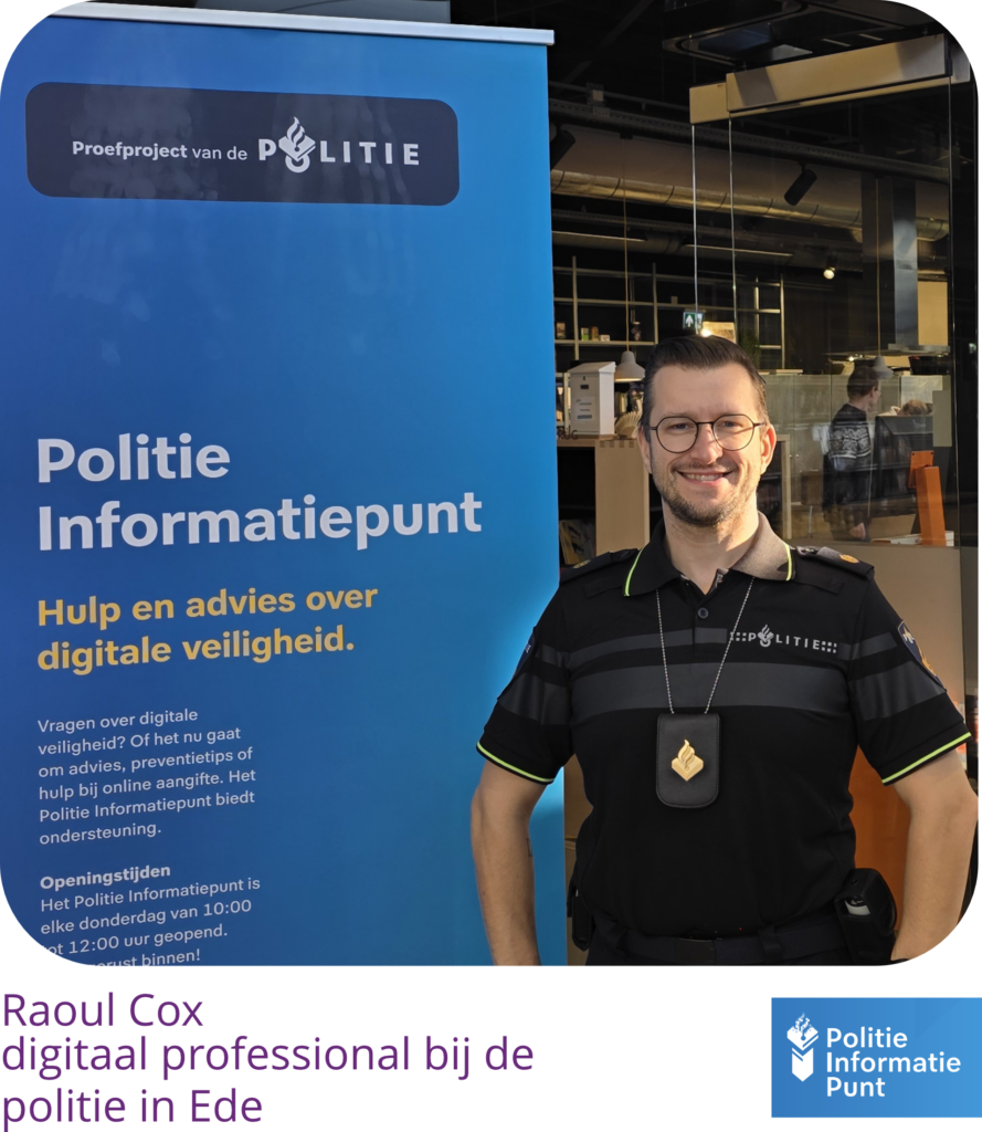Foto van Raoul Cox, digitaal professional bij de politie in Ede